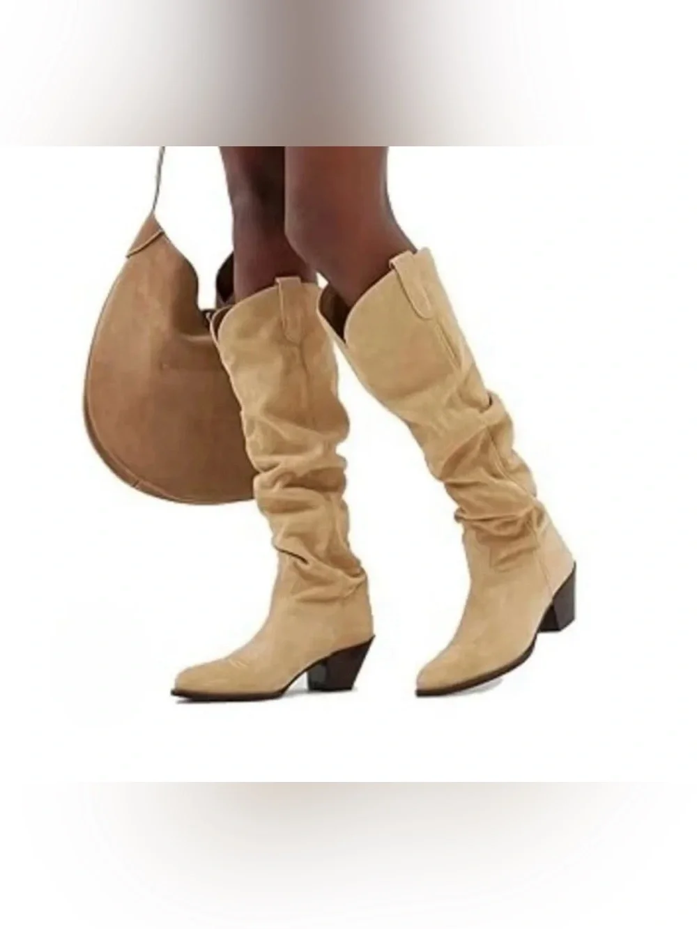 POLO By RALPH LAUREN Suede Tall Western Boot